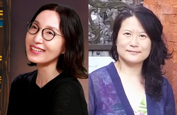 제8회 제주4·3평화문학상 수상자. 시 부문 당선자 변희수 작가(왼쪽)와 논픽션 부문 당선자 김여정 작가(오른쪽).출처 : 영주일보(http://www.youngjuilbo.com)