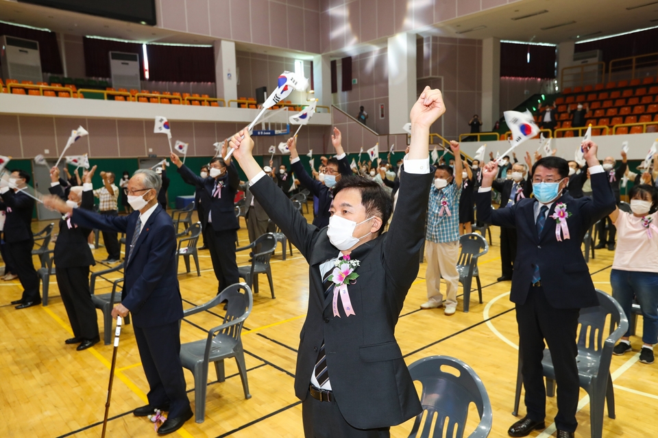 원희룡제75주년 광복절 경축식