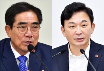 제주도의회 박원철 의원과 원희룡 제주도지사