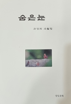 고성의 수필가의 첫 번째 수필집 '숨은 눈' 표지