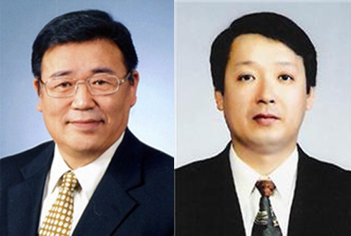 도의회 무소속 안창남 의원과 오정훈 전 도의회 사무처장(사진왼쪽부터)