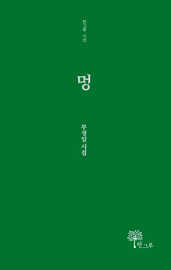 부정일 시인, 두 번째 시집 『멍』 표지