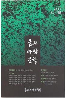 돌과바람문학 제11집 가을호 표지