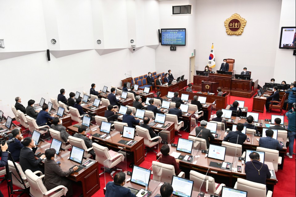 제주도의회 본회의장(자료사진)