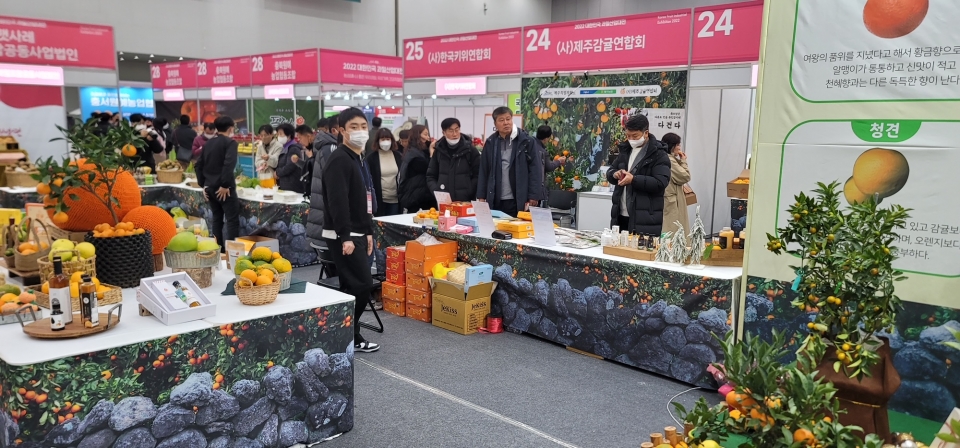 대한민국 과일산업대전에서 제주감귤 우수성 홍보
