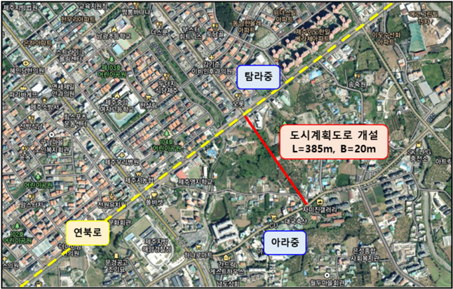 위치도= 제주시 제공