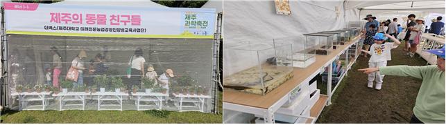 제주대 미전농교육사업단, 제24회 제주과학축전 곤충체험관 운영