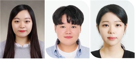 왼쪽부터 문다은, 허윤지, 고가연