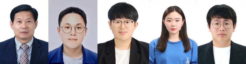 사진제공=제주대 (왼쪽부터) 전유진 교수, 현지민, 김찬영, 노유진, 심재학 교수