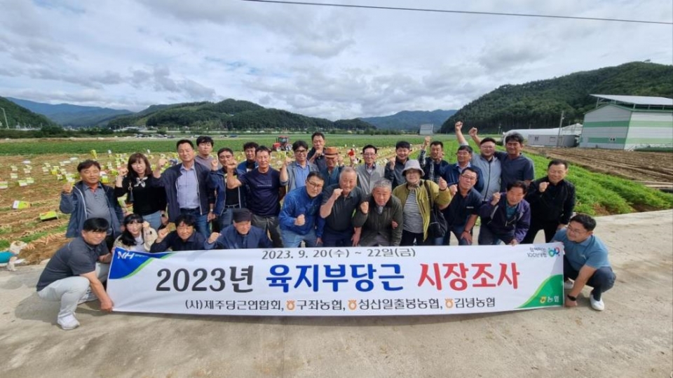 (사)제주당근연합회, 제주당근 사전 수급대책을 위한 육지부 당근 시장조사 실시