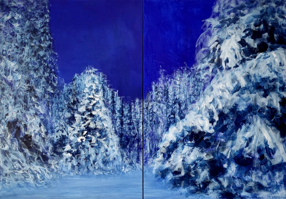 김유림 complete solitude no-30 2023 acrylic on canvas 91x130cm