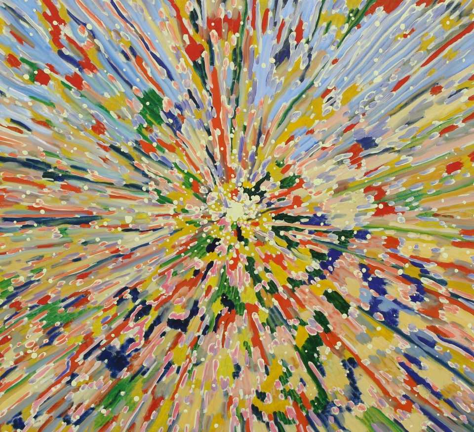 박동윤 쏟아지는 태양빛 2024 캔버스에 유채 80.0 x 73.0 cm