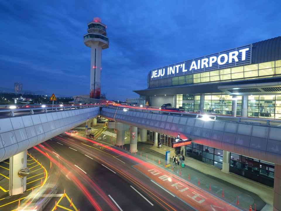 제주공항 전경 사진