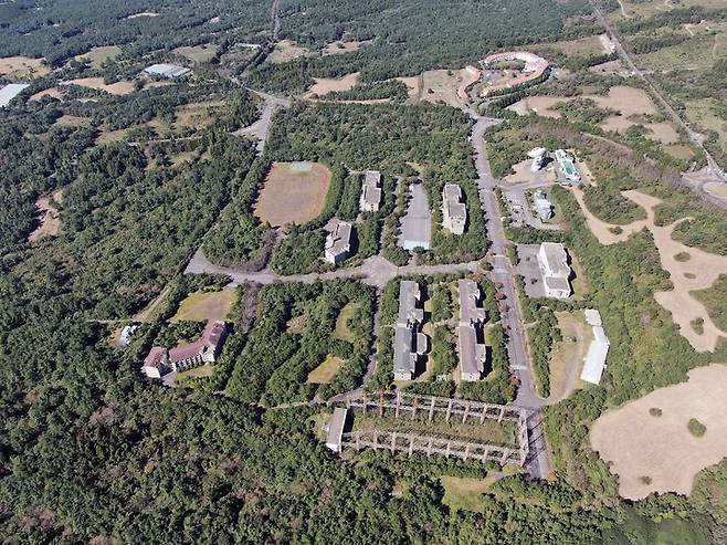 서귀포시 소재 옛 탐라대학교 부지인 제주 하원 테크노캠퍼스(사진=제주도 제공)
