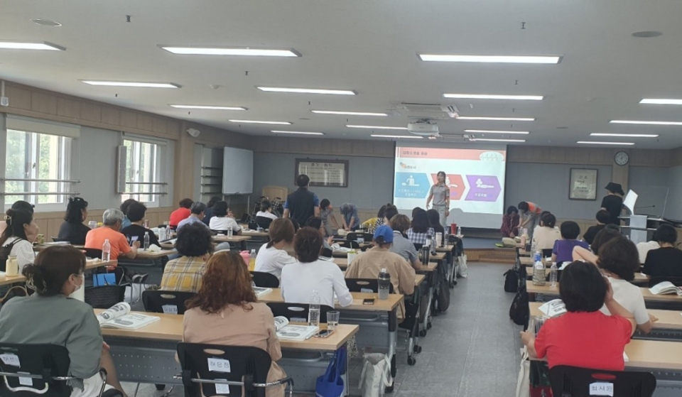 노형여성의용소방대, 제주장애인종합복지관 심폐소생술 교육 실시