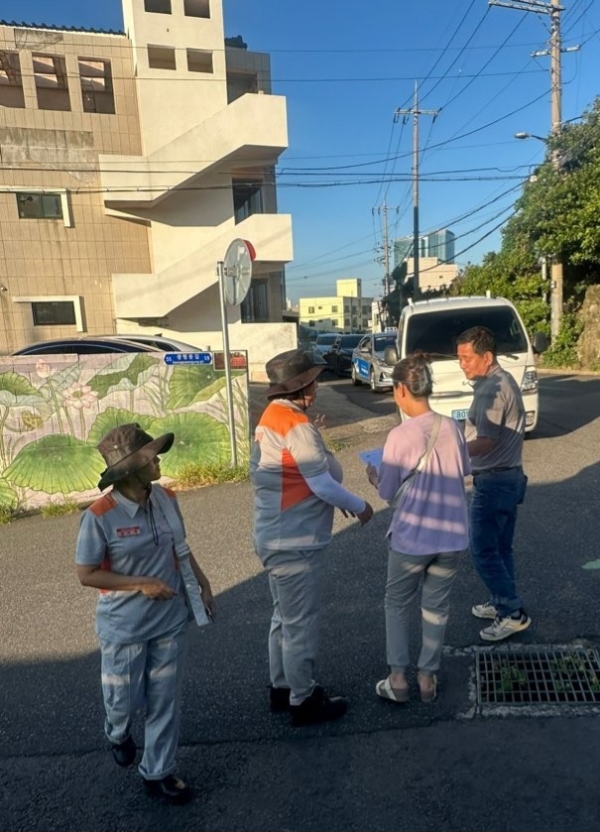 노형여성의용소방대, 불법소각 예방 119안전순찰단 운영