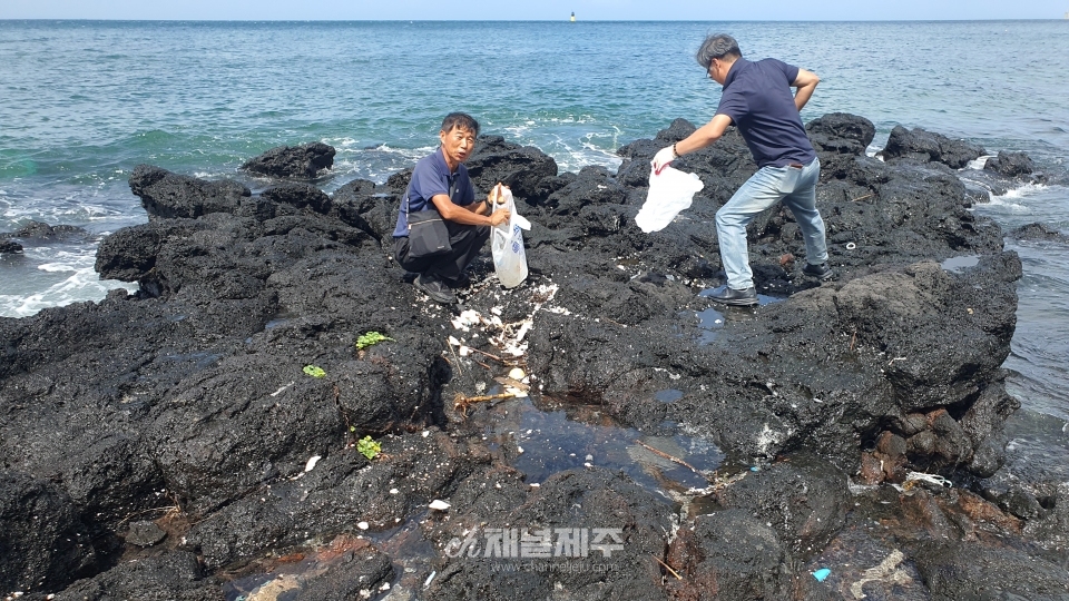 제주경실련, 비양도 해안 자연정화 활동 실시