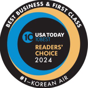 대한항공은 25일(현지시간) 미국의 유력 종합일간지인 USA투데이(USA Today)가 주관하는 ‘2024년 10베스트 리더스 초이스 어워즈(10Best Readers’ Choice Awards)’에서 2년 연속 비즈니스·일등석 부문(Best Business & First Class) 1위로 선정됐다.(사진=대한항공)
