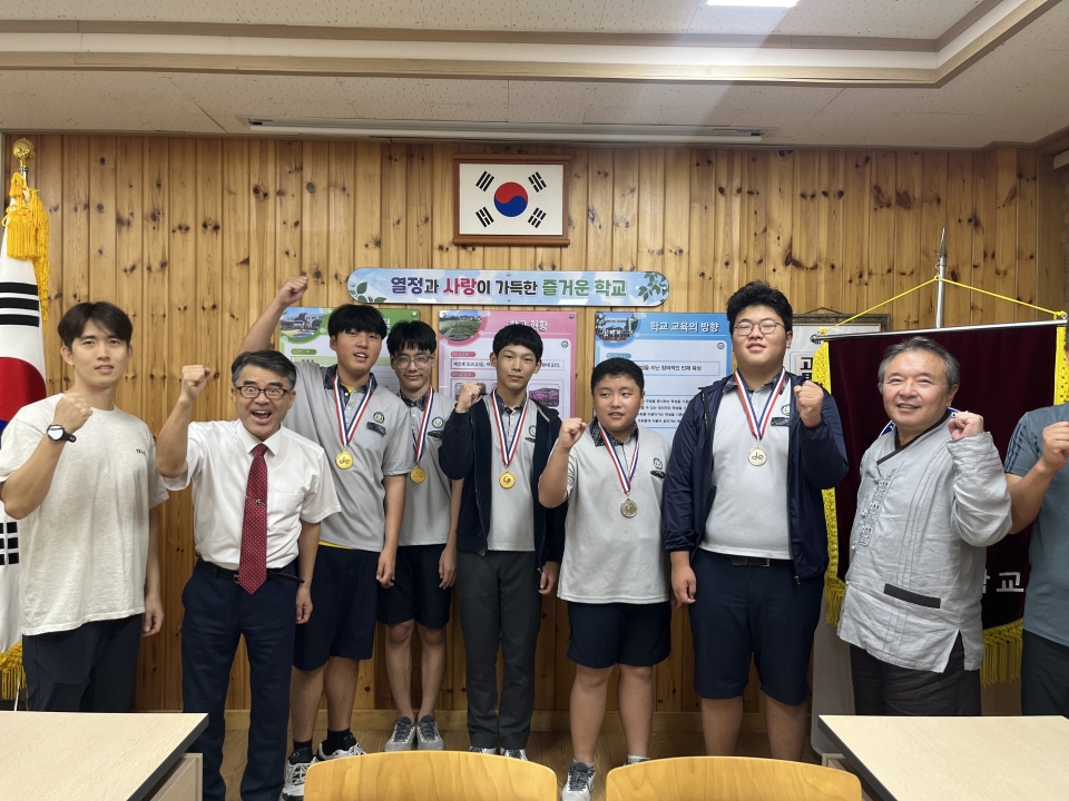 서귀포중, 제2회 교육감배 장애 학생 체육대회 육상종목 금메달 3개 수상 쾌거