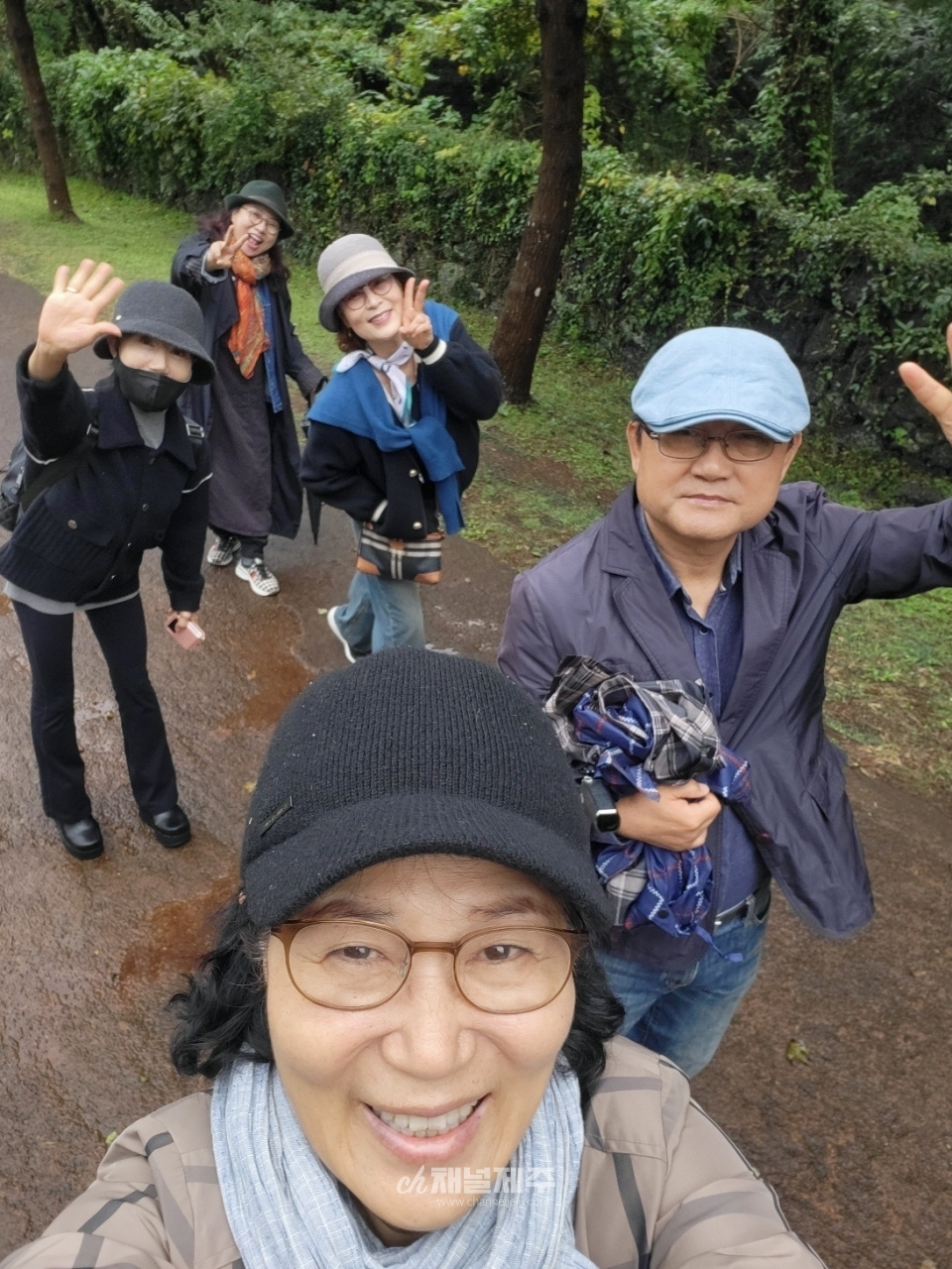 한라산문학회, 천년의 숲 비자림 탐방 행사 성황