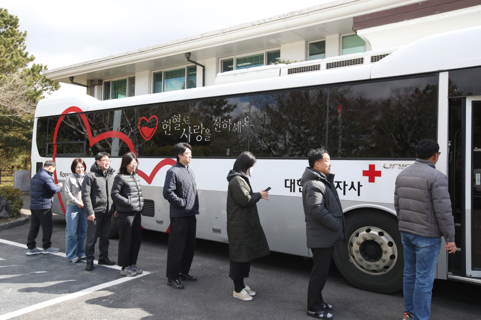 한국마사회 제주본부, 생명나눔 단체헌혈 시행