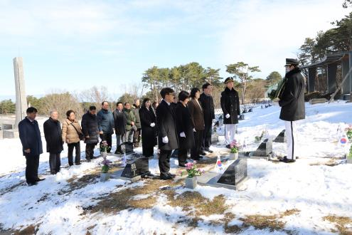 광복80주년 3.1절 계기 제주지역 기관 및 보훈단체 제주호국원 독립유공자 묘역 참배