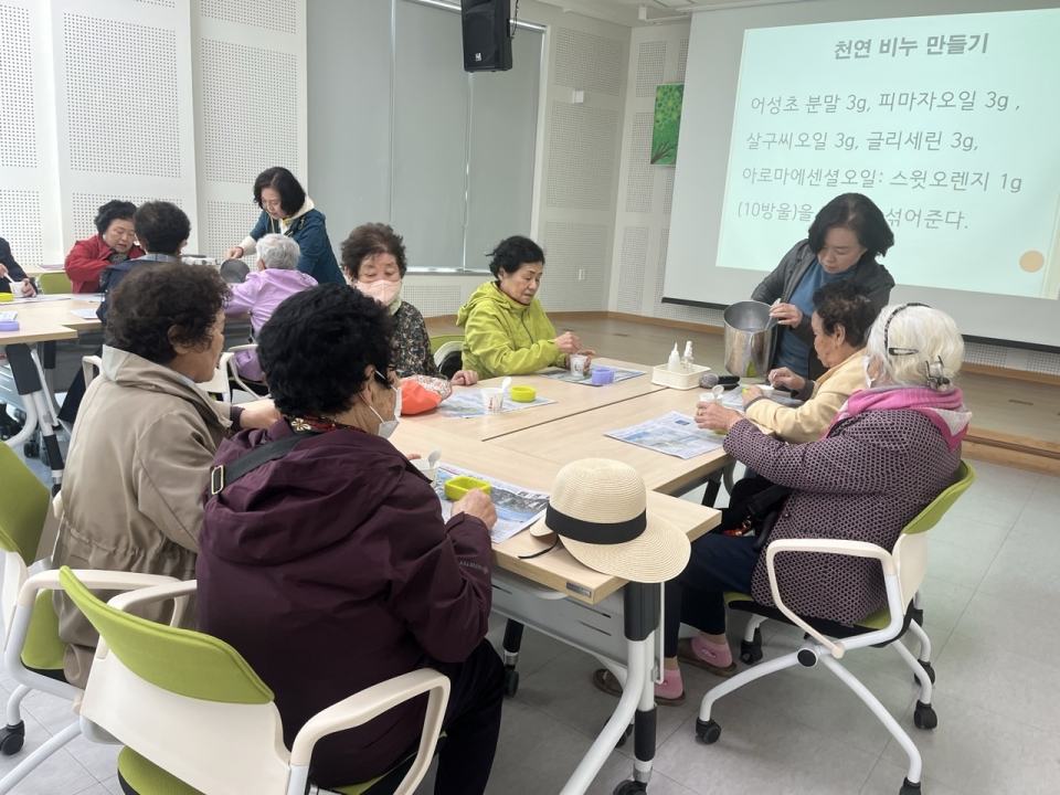 제주환경성질환예방관리센터, 주민 초청 힐링체험 프로그램 운영
