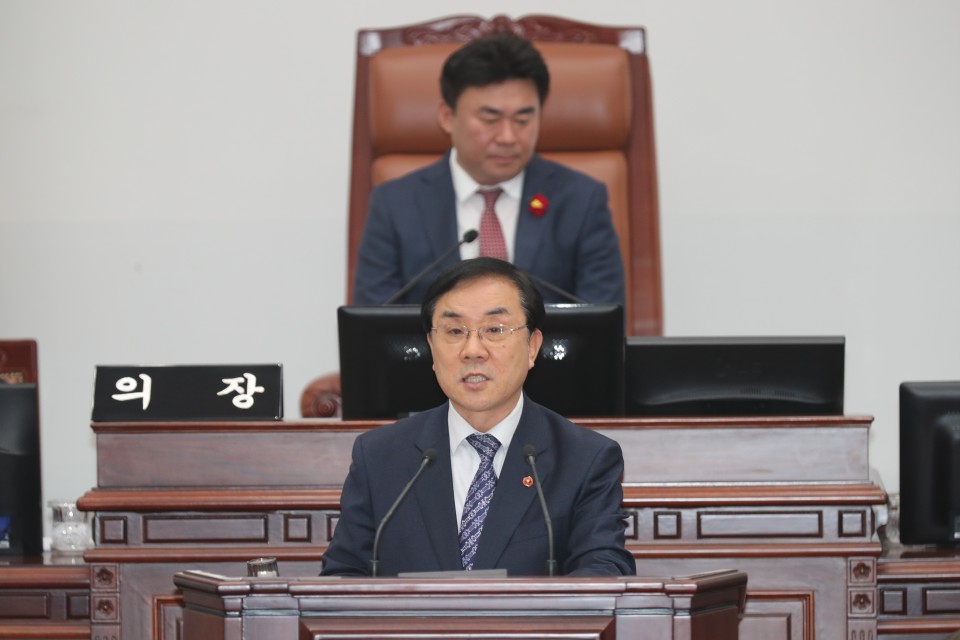 양병우 부의장(더불어민주당, 서귀포시 대정읍지역구)