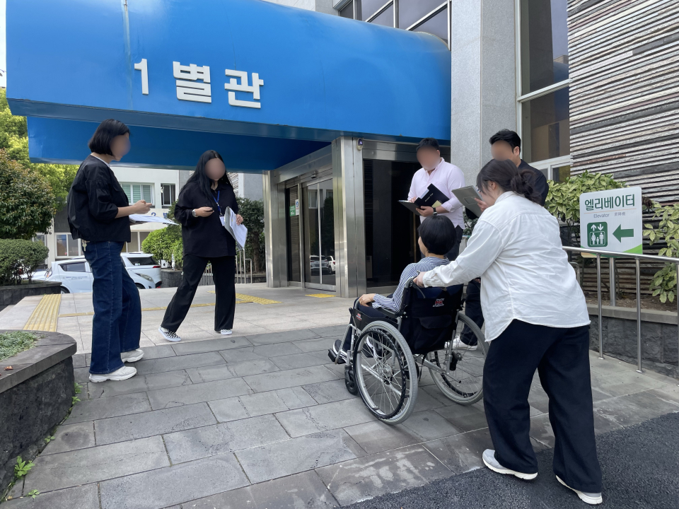 사전투표소 공동점검 모습 사진