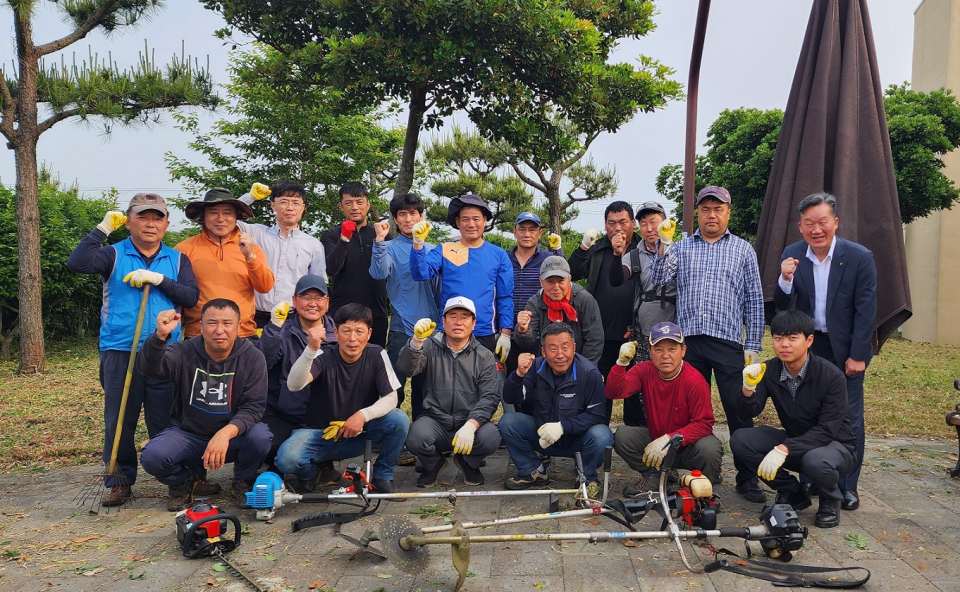 성산일출봉농협 청년부, 마을 환경정화활동 실시